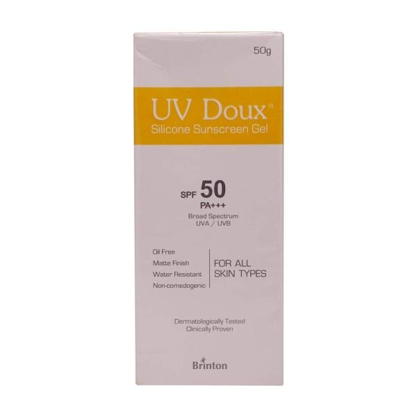 UV Doux Silicone Sunscreen Gel SPF 50 - 50gm - Image 2