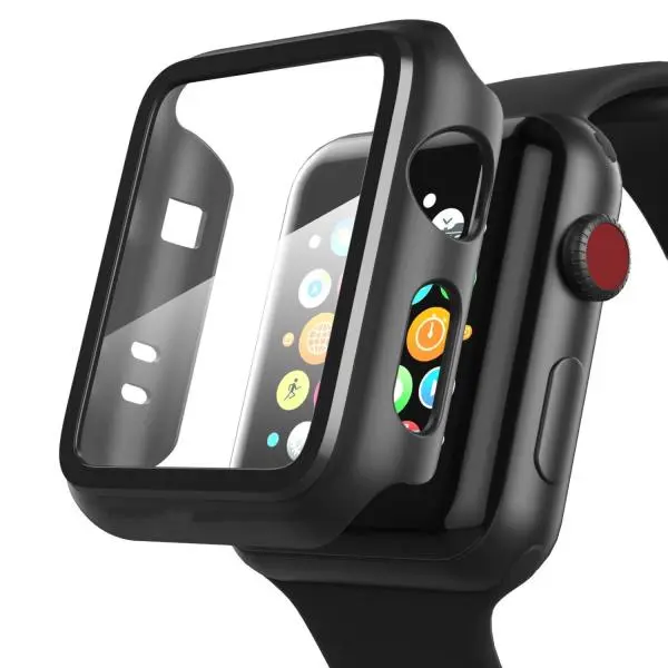 Apple Watch Hard Cover Defense Edge With Glass Black(42mm) - Image 2