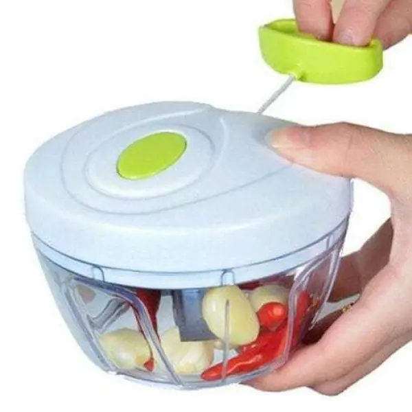 Manual Crank Chop Food Processor With Japanese Blades |All In One Handheld Food Chopper With Japanese Blades - Image 5