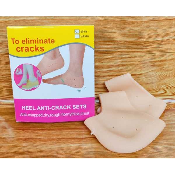 Silicone Heel Anti Crack Set Anti-Chapped, Dry, Rough, Horny thick, Crust- 1 Pair - Image 3