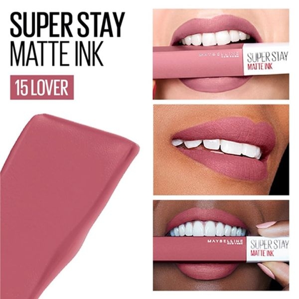 SuperStay Matte Ink Liquid Lipstick - 15 Lover 5ml - Image 2