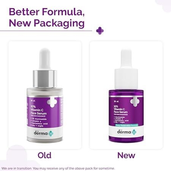 The Derma Co. 10% Vitamin C Face Serum Niacinamide & Hyaluronic Acid 30 ml - Image 2