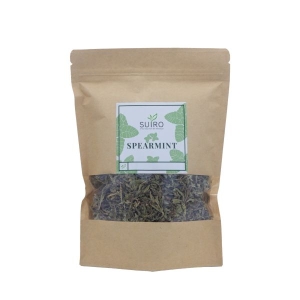 Spearmint Tea For Weight Loss, Hormonal Imbalance, PCOD/PCOS, Acne, And Reduces Facial Hair (Loose Tea) - 10GMS Small Kraft Pack - Suiro Teas