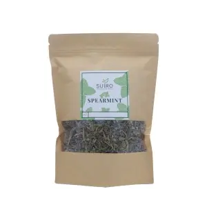 Spearmint Tea For Weight Loss, Hormonal Imbalance, PCOD/PCOS, Acne, And Reduces Facial Hair (Loose  Tea) - 10GMS Small Kraft Pack - Suiro Teas