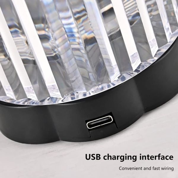 Acrylic LED Touch Lamp for Bedroom Beside Living Room Office College Dorm Dining Room Party Dinner Decoration Charge 16 color remote control - Image 3