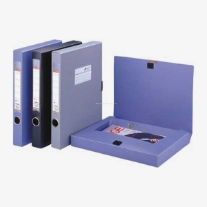 Box File / Comix Hard Plastic Box File - Set Of 3