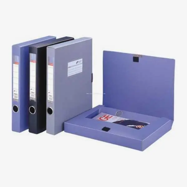 Box File / Comix Hard Plastic Box File - Set Of 3