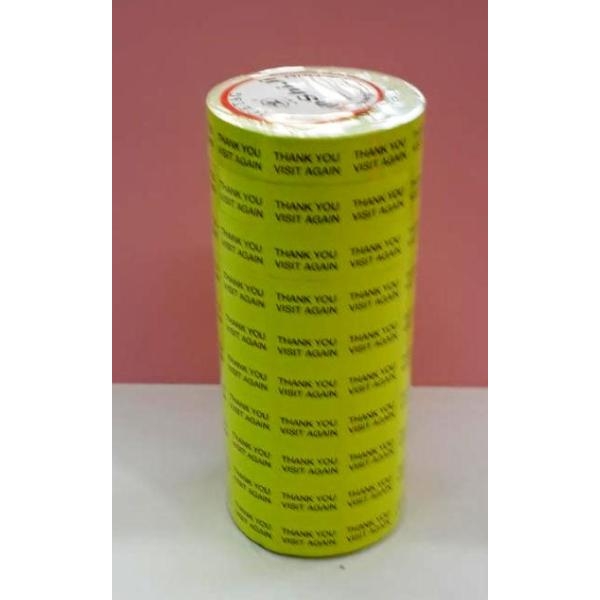 Two Line Thank You Visit Again Price Roll Sticker For Price Label Machine-Sets Of 10 Rolls By Mitrata - Image 3