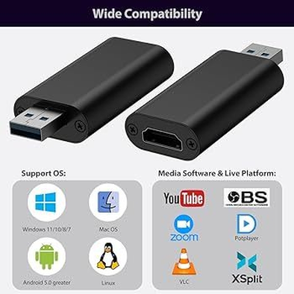 HDMI To USB Audio Video Capture Card 1080p 60hz - Image 2