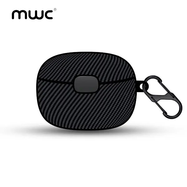 MWC Earpods Pro 1/2 Carbon Fibre Texture Cover | Shock-Proof Protective case | Available in 4 Colors - Image 3