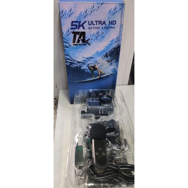 5k Ultra Action Camera HD With External Mic And Extra Battery (Wireless Mic) - Image 3