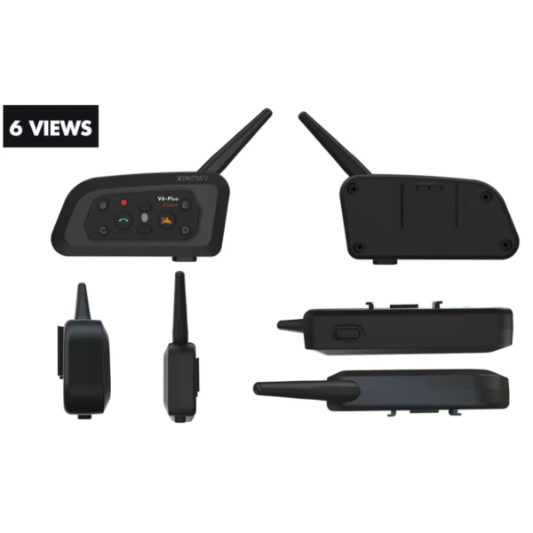 XINOWY V6 Plus Motorcycle Helmet Bluetooth Headset Intercom 1200M Interphone Communicator Waterproof 6 Riders - Image 7
