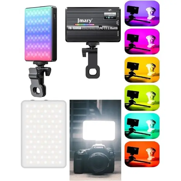 Jmary FM 150RGB Video RGB Camera Mobile Fill Light - Image 4