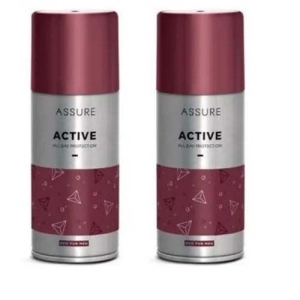 Assure Active Deodorant Spray - For Men (Pack of 2) 15 ml
