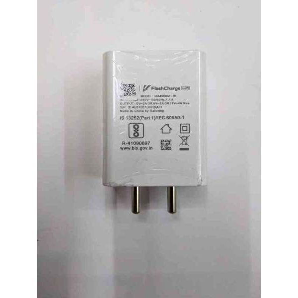 44W Super Flash Charger Adapter 1M USB Type C Fast Charge Cable For T1 S12 S10E X70 Pro X60 Z6 IQOO NEO3 NEX3S - Image 4