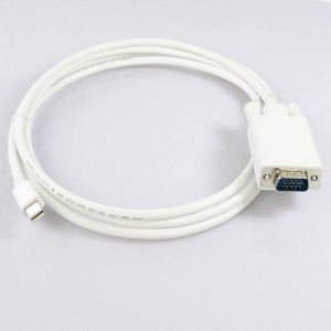 6Ft 32Awg Mini Display Port To Vga Cable - White