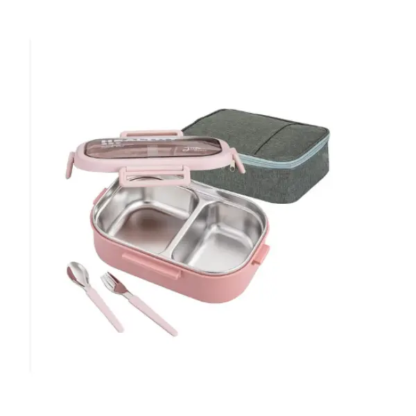 Portable double-layer lunch box for kids - Image 4