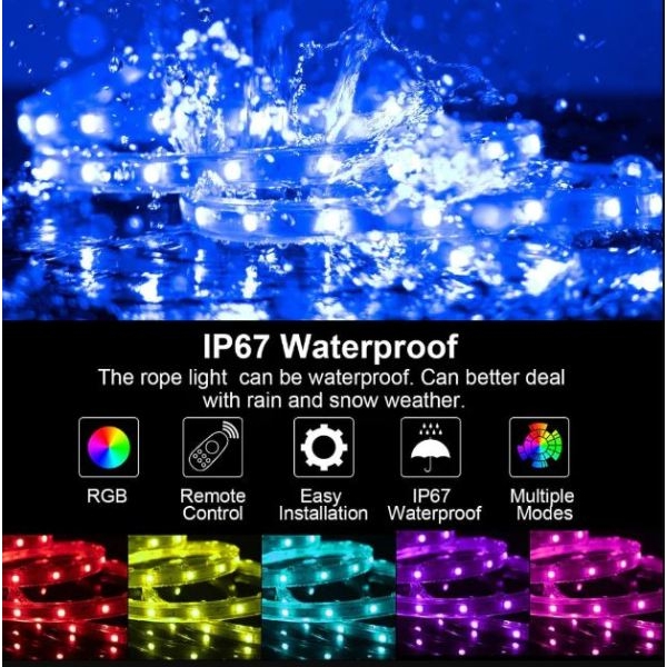 Multi Color Strip Light 10 Meter With Remote Changer - Image 2