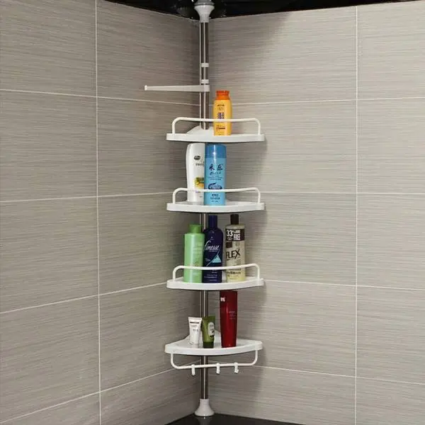4 Tier Mulitpurpose Corner Space Saver Storage Shelf - Image 3