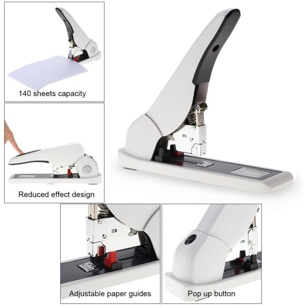 Comix Comix B3011 Heavy Duty Stapler Reduced Effort Book Sewer Stapling Machine 140 Sheets Capacity By Mitrata - Image 2