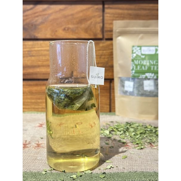 Caffeine Free Moringa Tea For Overall Wellbeing, Healthy Digestion And Weight Loss  - 20 Tea Bags Kraft Pack - Suiro Teas - Image 2