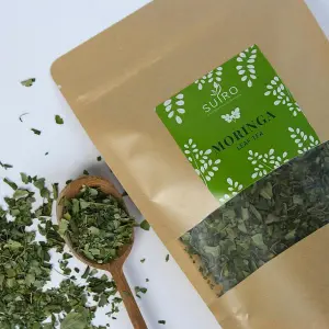 Caffeine Free Moringa Tea For Weight Loss, Healthy Digestion And Overall Wellbeing - 10GMS Small Kraft Pack - Suiro Teas
