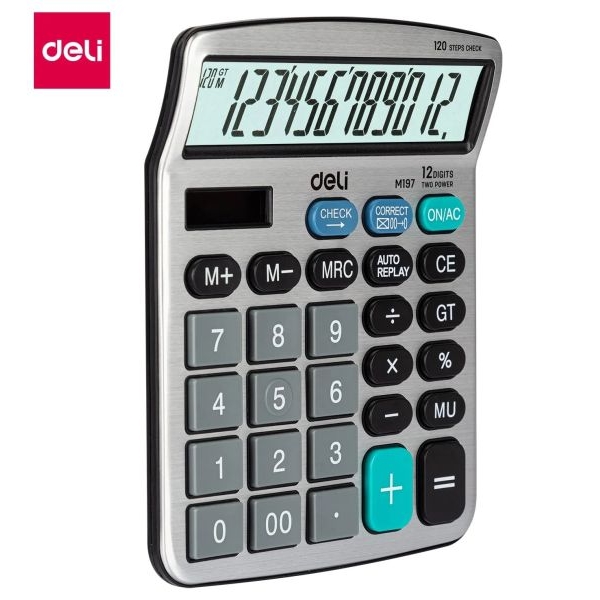 Calculator EM19710 (12 Digits) , 120 Step check Basic Calculator - Image 5