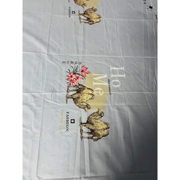Camel Print King Size Bedhseet With Two Pillow Cover - Image 2