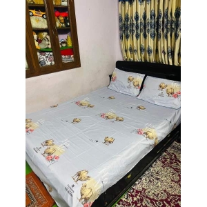 Camel Print King Size Bedhseet With Two Pillow Cover