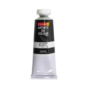 Camlin Artist Oil Colour 120ml Series 1 Ivory Black (1 Tube=120Ml)