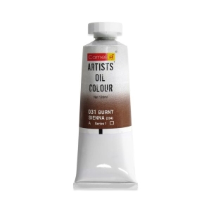 Camlin Kokuyo Artist Oil Colour 120 ml Series 1 Burnt Sienna for Professional artists