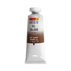 Camlin Kokuyo Artist Oil Colour 120 ml Series 1 Burnt Sienna for Professional artists