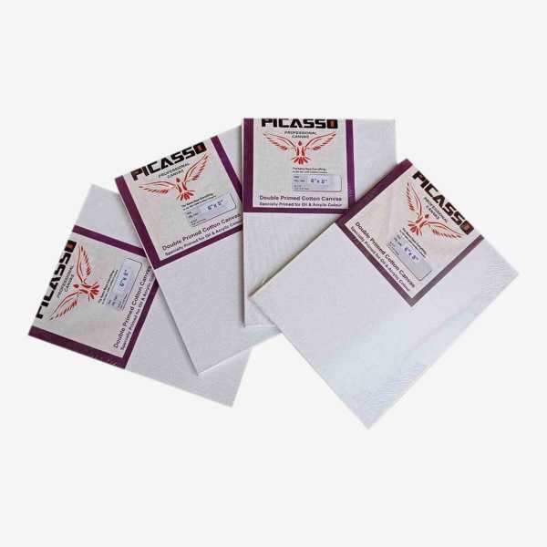 Canvas Board 6X8 Inch (Pack Of 4)-Professional Quality By Mitrata - Image 2