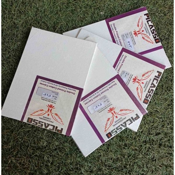 Canvas Board 6X8 Inch (Pack Of 4)-Professional Quality By Mitrata - Image 3
