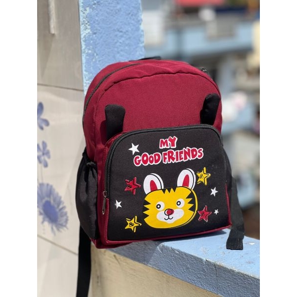 Cartoon Printed Bag Pack For School Kids|Bag For Children Unisex |Suitable For Play Group To LKG - Image 3