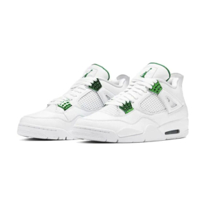 Jordan 4 Retro Metallic Green With Back Metallic Logo for Men - Fashion | Shoes for Men | Jordan for Men