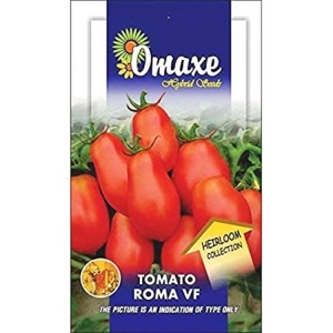 Tomato Seeds - Omaxe Seeds Tomato Roma Vf Herloom, 30 Seeds