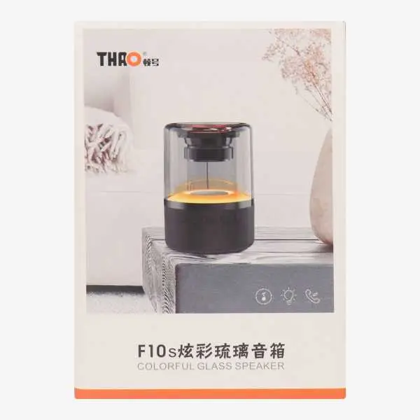 Thro F10S Colorful Glass Bluetooth Speaker