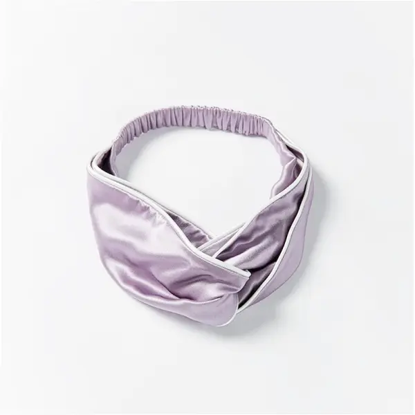 KOJA Pure Mulberry Silk HeadBand With Trimming For Women - Image 3
