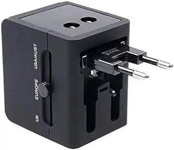 Universal Travel Adapter With Dual USB Charging Port - Image 2