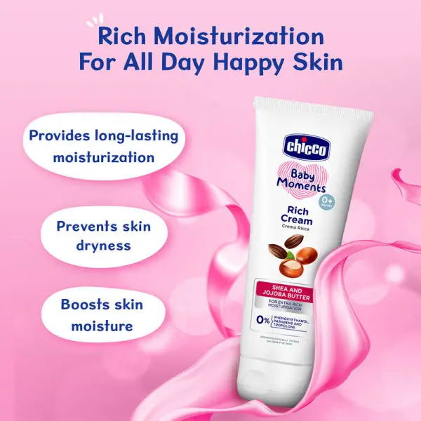Chicco Rich Cream -100Ml IN - Baby Moments (Face Cream) - Image 3