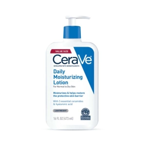 CeraVe Daily Moisturizing Lotion for Dry Skin | Body Lotion & Facial Moisturizer with Hyaluronic Acid and Ceramides 473ml