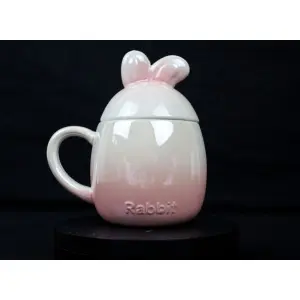 Ceramic Cup - Pink Bunny – 250 ML - Suiro Teas