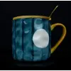 Ceramic Cup - Royal Blue – 200 ML - Suiro Teas