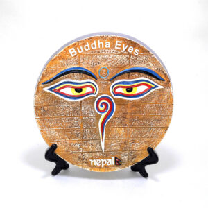 Decorative Ceramic Plate (Buddha Eyes)