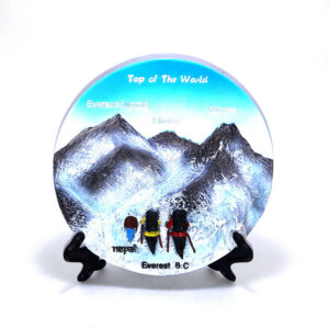 Decorative Ceramic Plate (Top of The World)