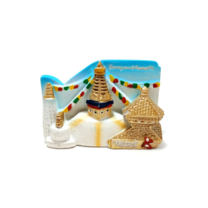 Ceramic Refrigerator Magnet (Swoyambhunath CFM64)