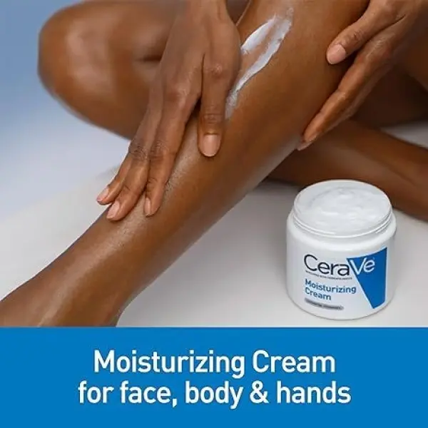CeraVe Moisturizing Cream For Face And Body , Cera Ve Hydrating Moisturizer For Normal To Dry Skin 236 ML - Image 4
