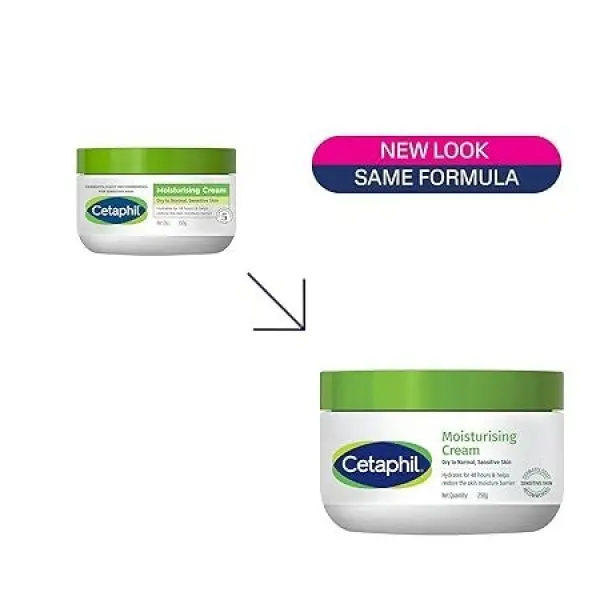 Cetaphil Moisturising Cream for Dry to Normal Sensitive Skin - Hydrating Cream 250g - Image 2