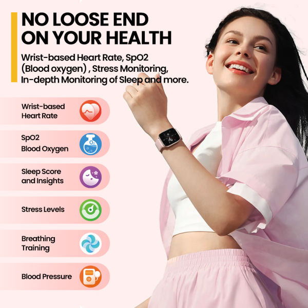 NEW Zeblaze GTS 3 Smart Watch | Bluetooth Calling | Ultra-large 2.03" HD Color Display | IP 68 | 24 Hours Health Monitoring | Smartwatch For Men & Women | 1 year Warranty | - Image 3